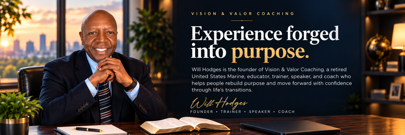 Will Hodges, founder of Vision and Valor Coaching